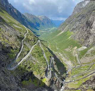Trollstigen in Norway 🇳🇴 #norway #road #trollstigen